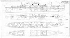 Interior layout of the RMS Leinster