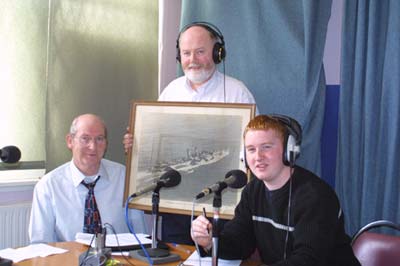 Presenting a programme on the sinking of the Leinster.