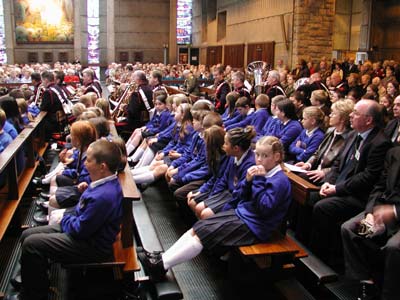 St Michael's Church, Dun Laoghaire on the morning of 10 October 2003.