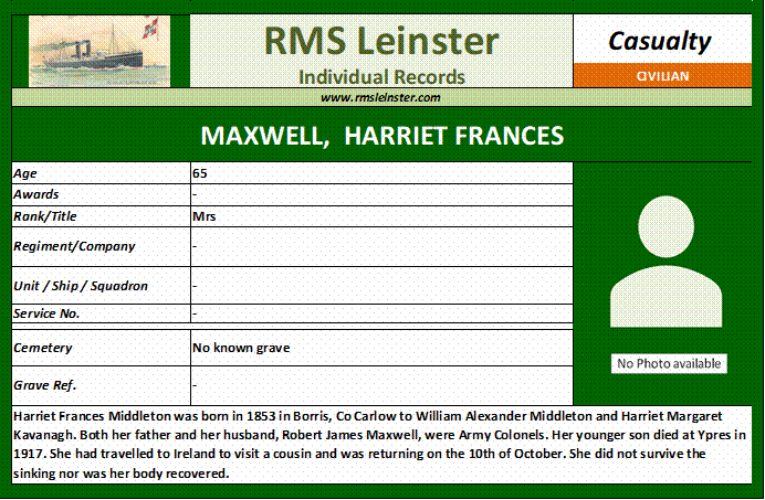 Harriet Frances Maxwell